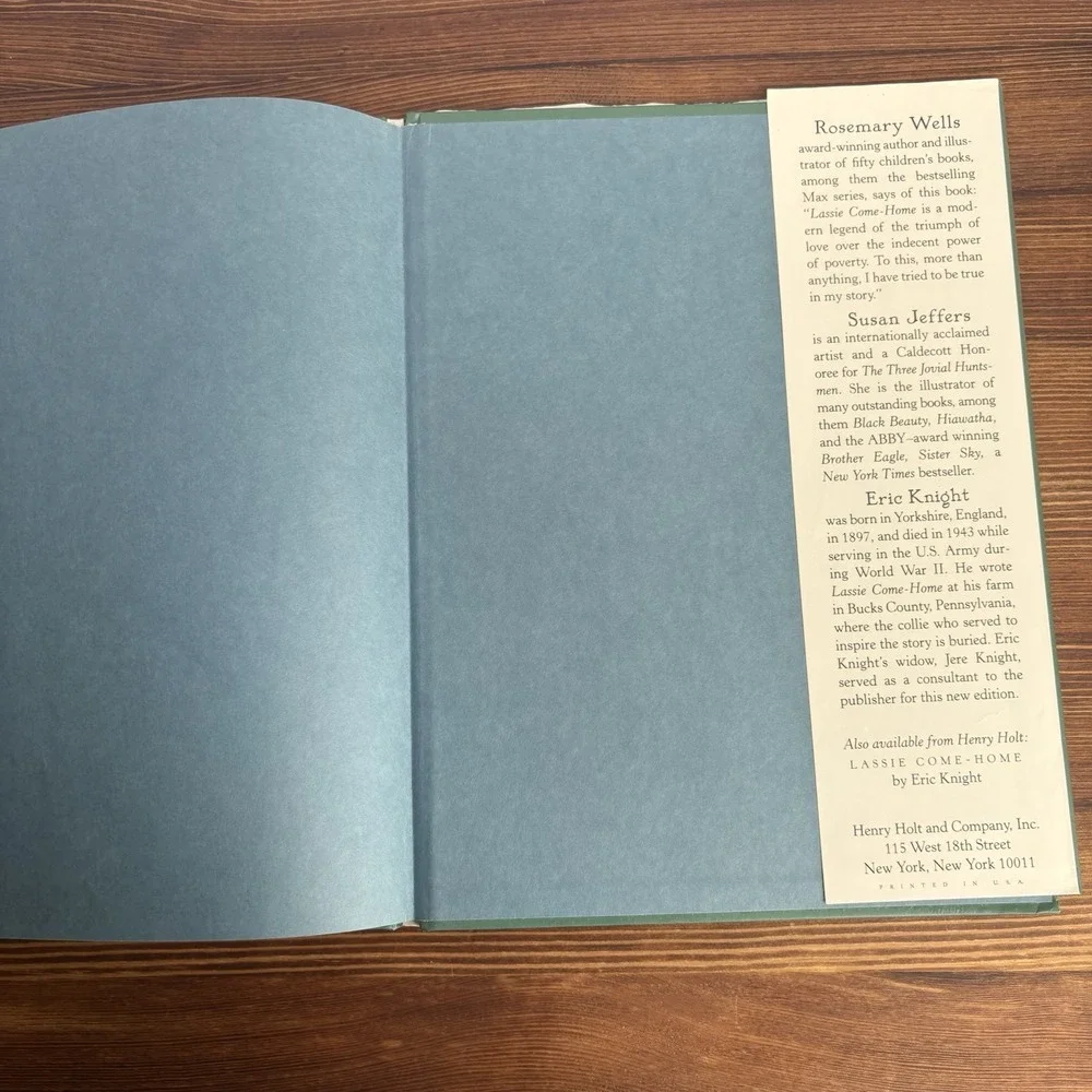Lassie Come-Home Hardcover‎ Book Rosemary Wells Susan Jeffers Eric Knight
